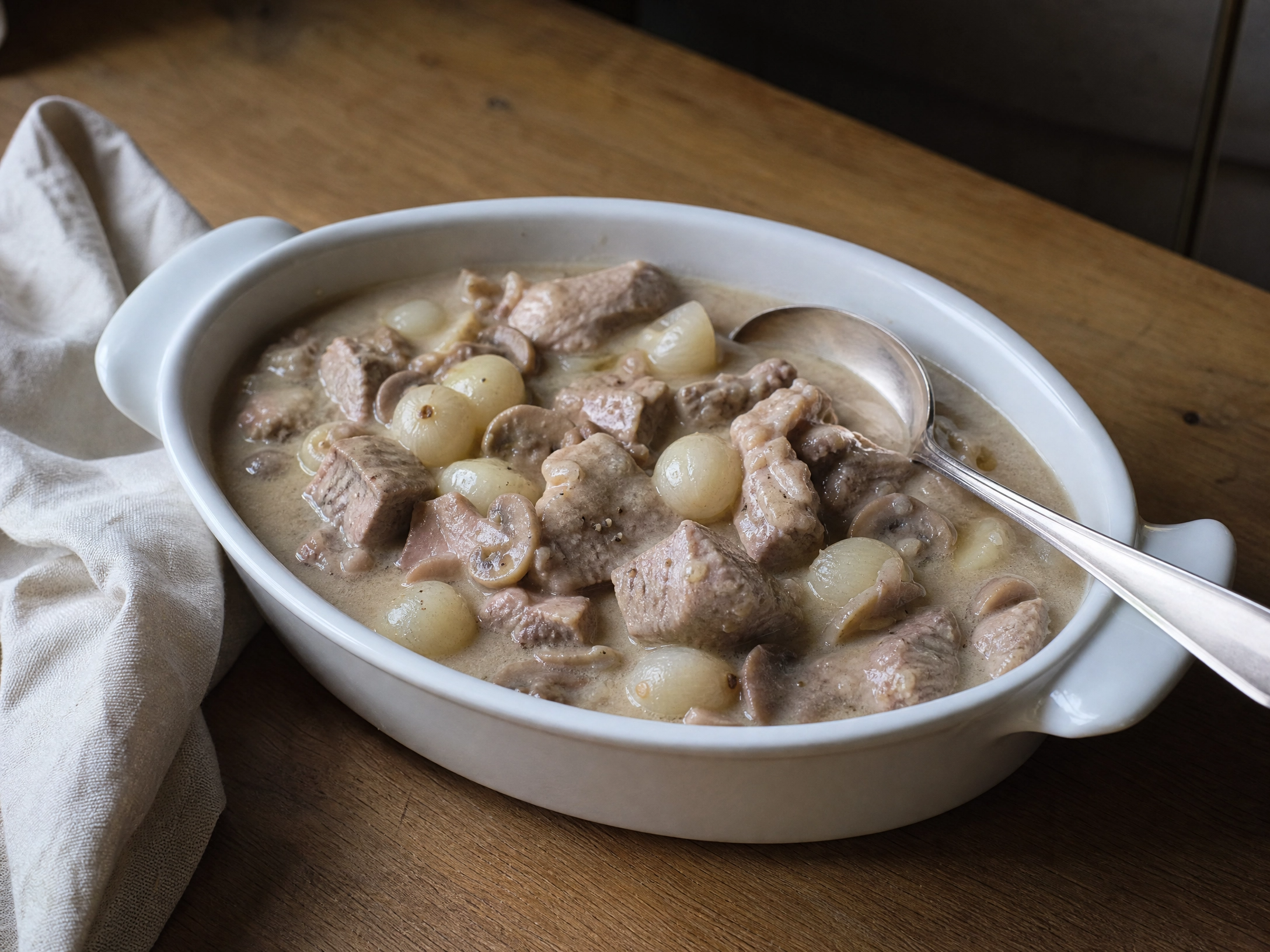 Blanquette de veau revisitée : le dashi à la place du bouillon clarifié