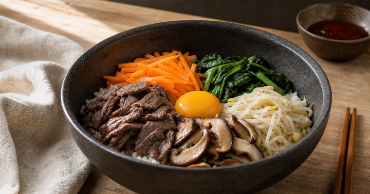 Bibimbap : du bol d&rsquo;offrande au plat de cour