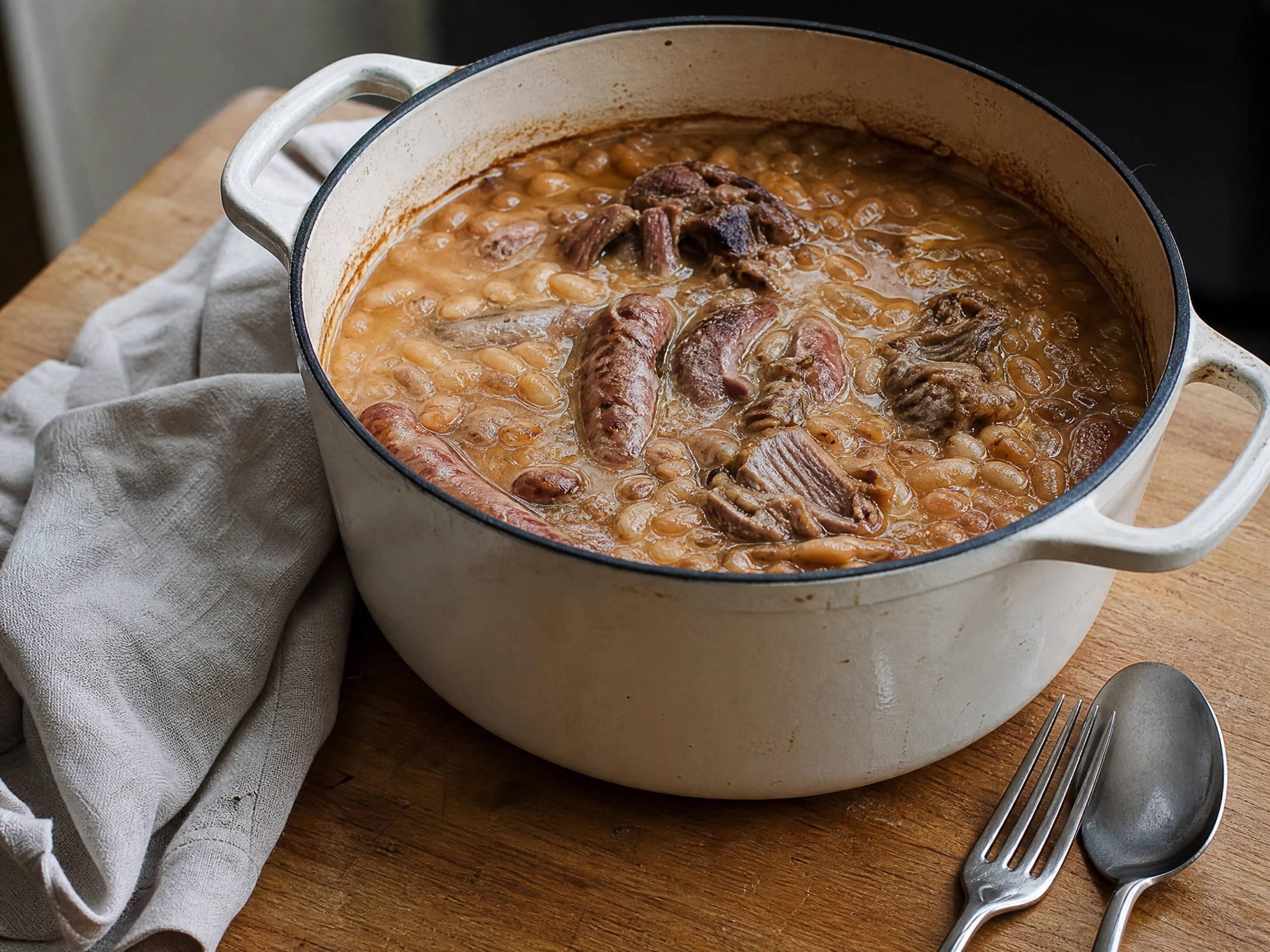 Cassoulet revisité : la cocotte à basse température