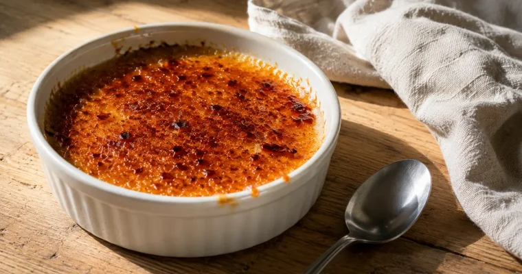 Crème brûlée sans chalumeau : le gril du four pour la croûte cassante