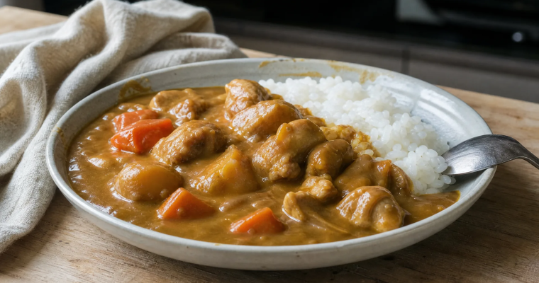Curry japonais revisité — le roux fait maison en dix minutes