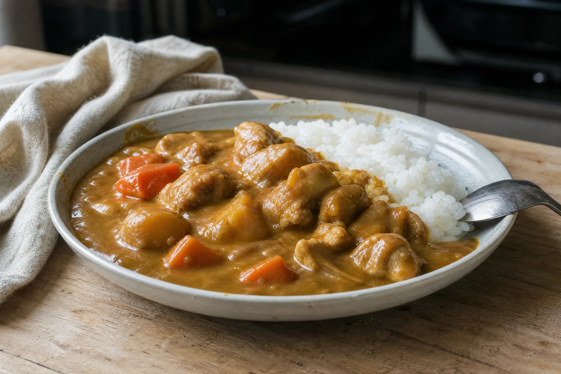 Curry japonais revisité — le roux fait maison en dix minutes