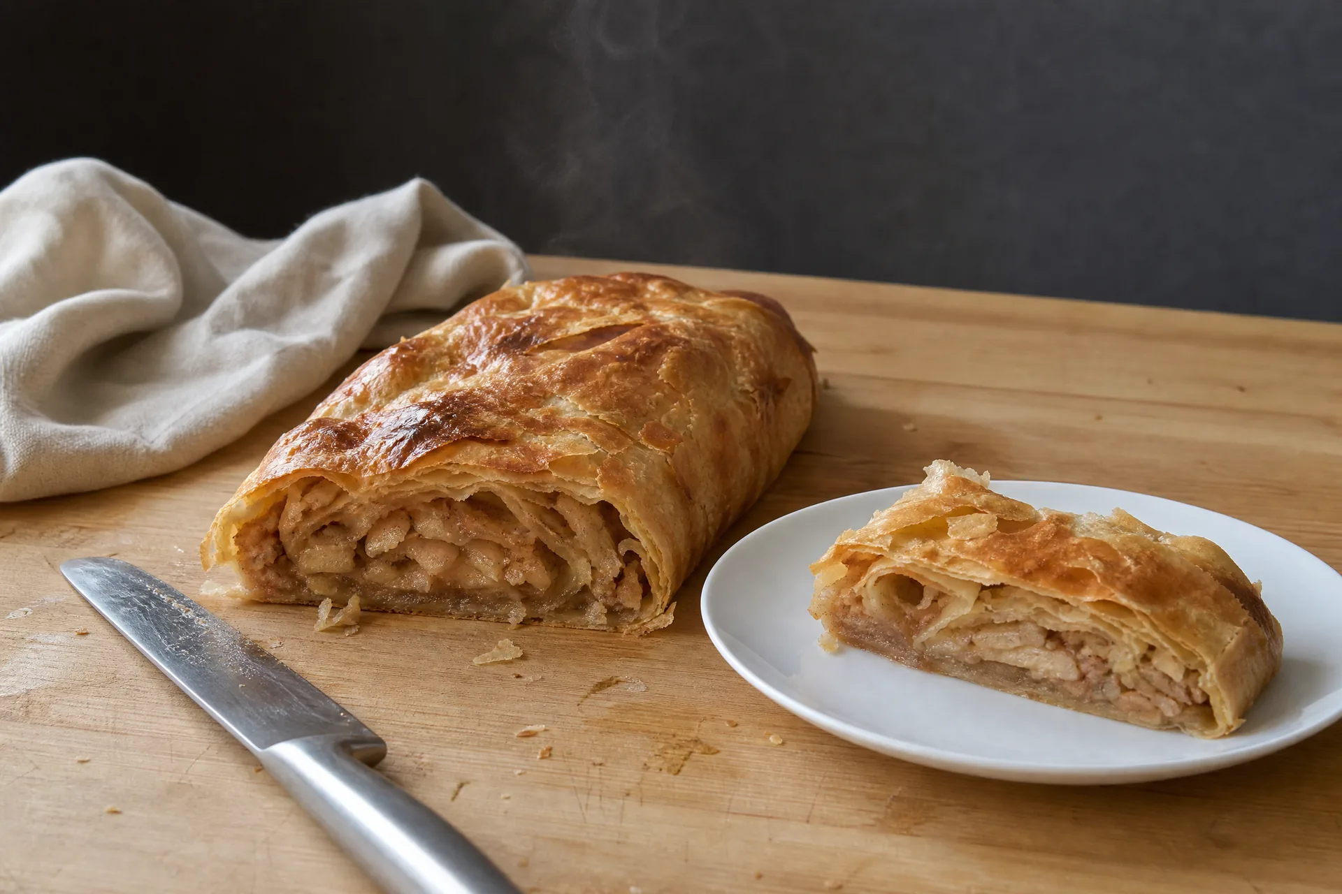 Le strudel revisité : alléger sans renier le geste