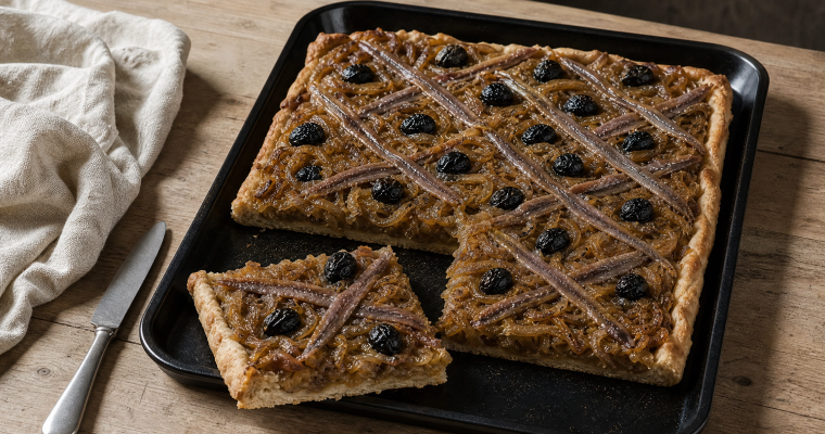 Pissaladière niçoise : quand le garum romain devient une tarte à l&rsquo;oignon