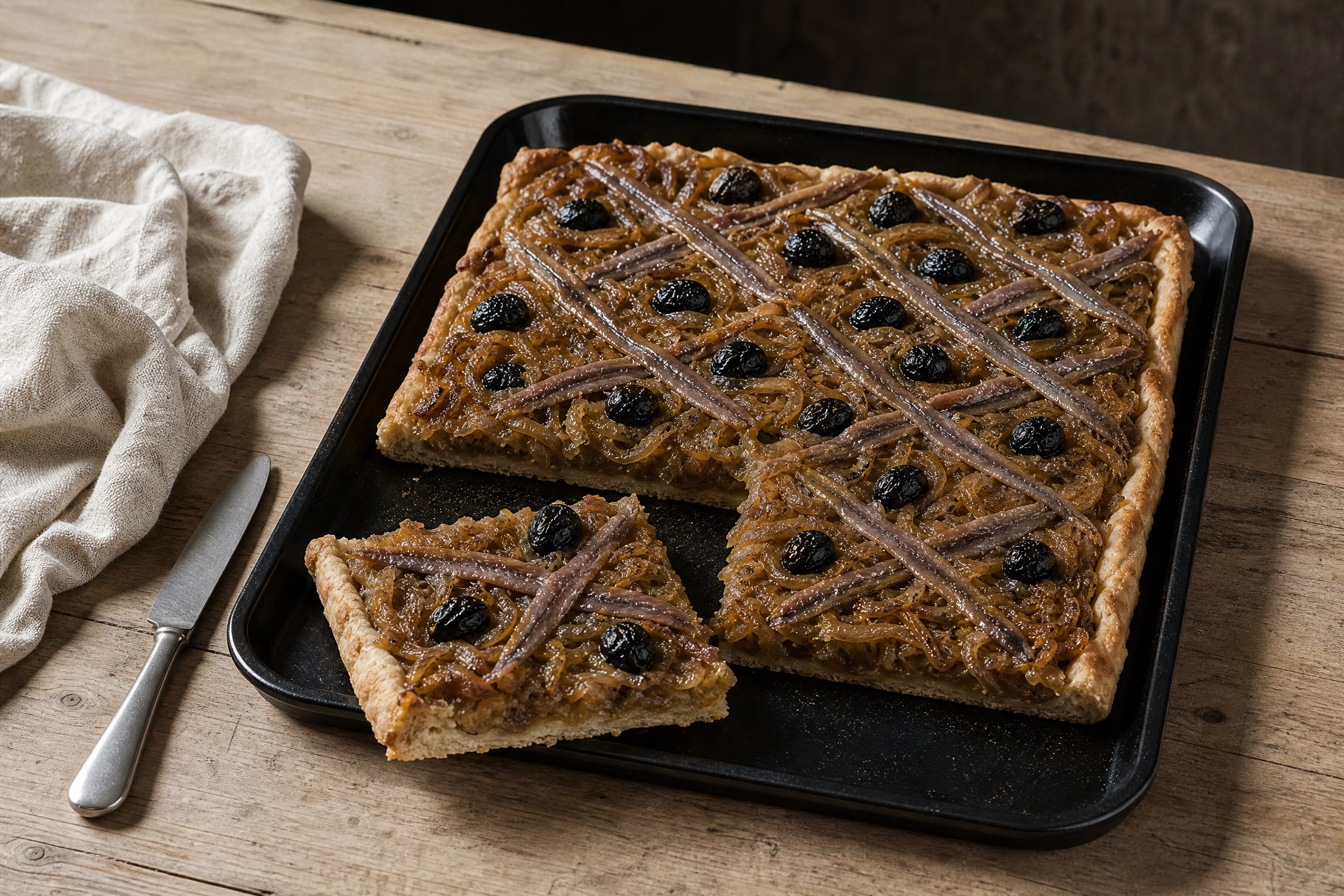 Pissaladière niçoise : quand le garum romain devient une tarte à l&rsquo;oignon