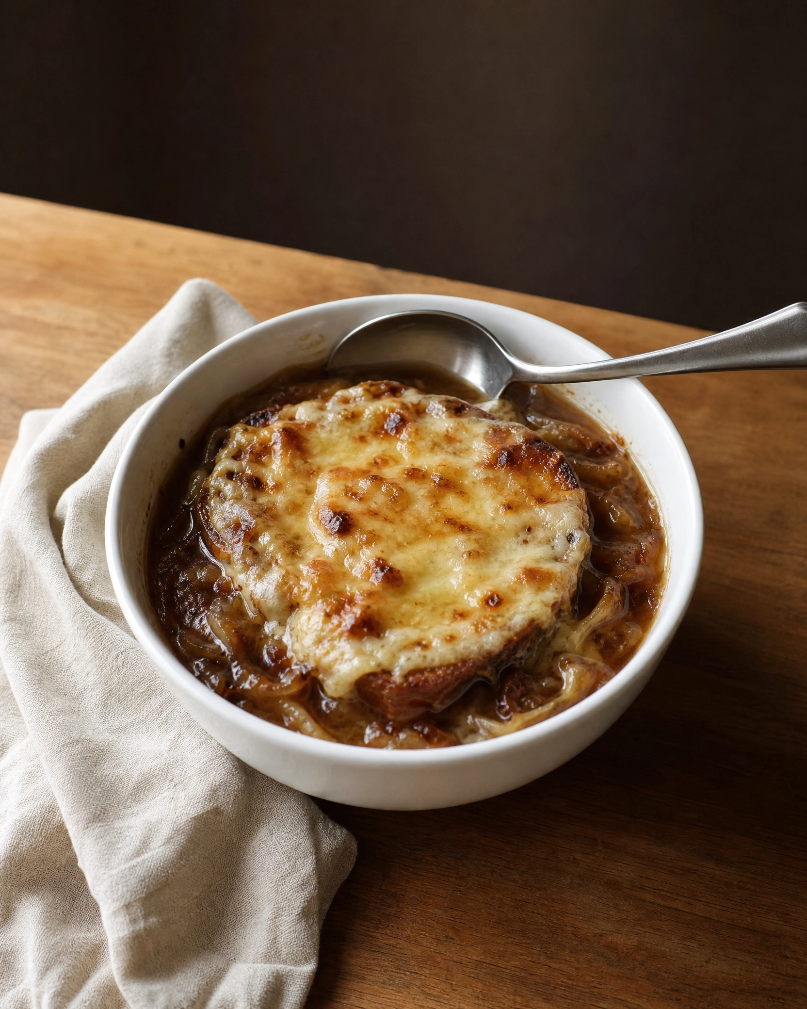 La soupe à l&rsquo;oignon des Halles : d&rsquo;abord un bouillon, puis un gratiné