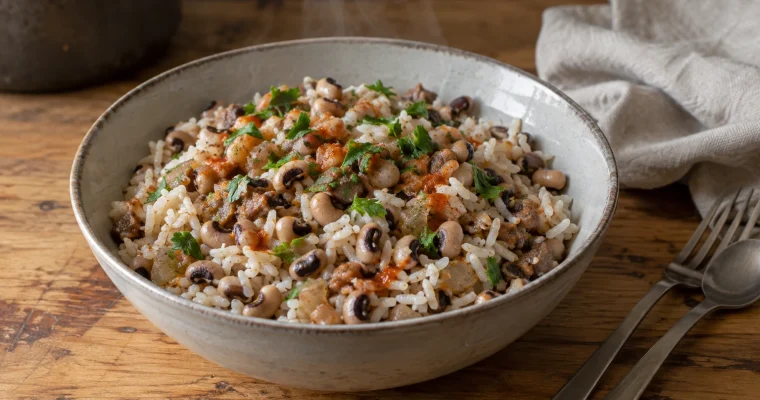 Hoppin&rsquo; John : l&rsquo;histoire cachée derrière le plat porte-bonheur du Sud