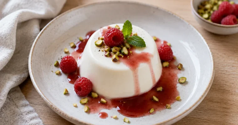Panna cotta revisitée : alléger sans perdre la texture